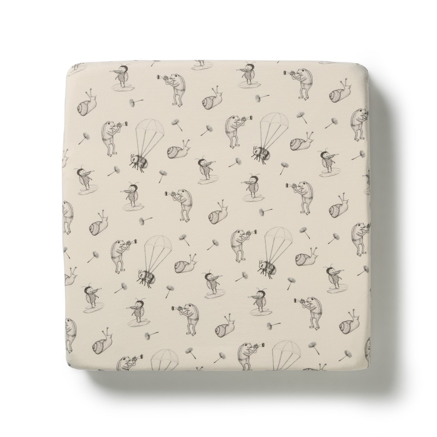 W&F Whispering Willows Organic Cot Sheet
