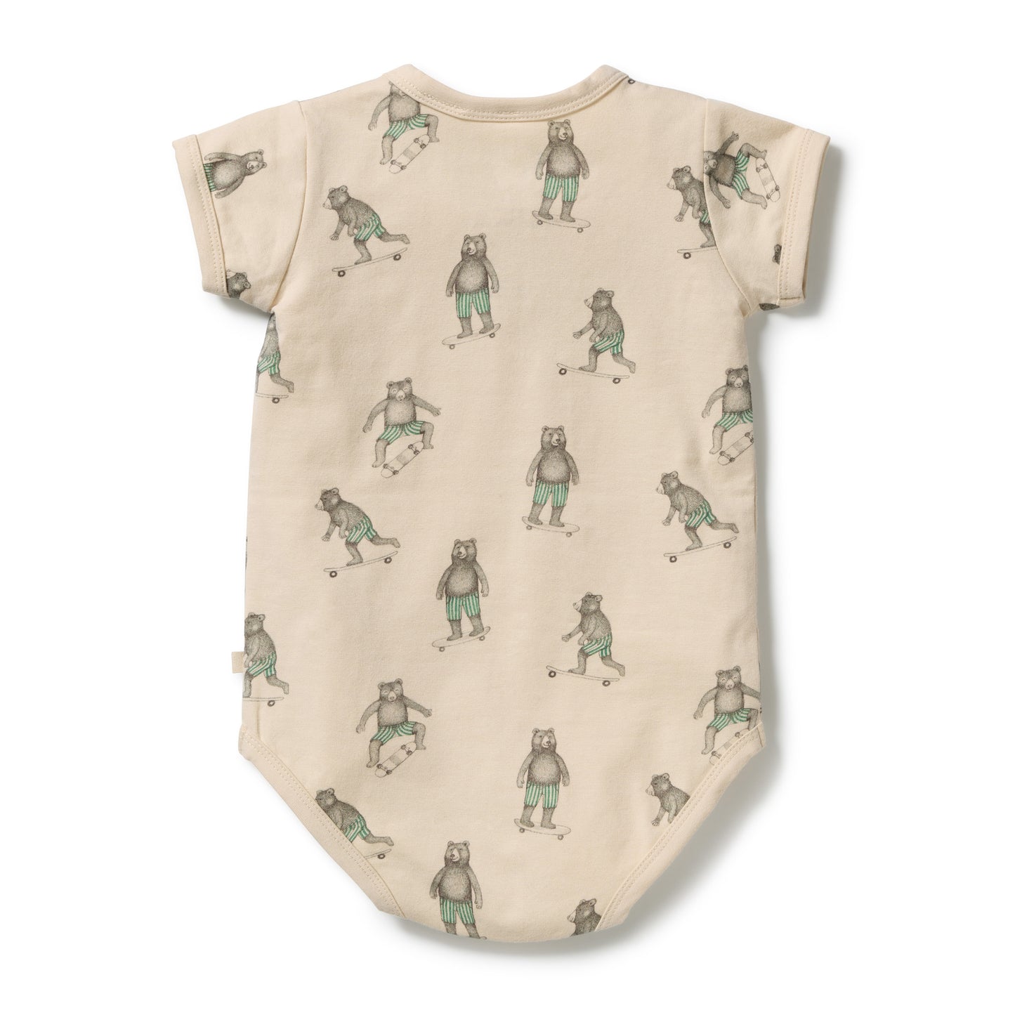 W&F Skater Club Organic Henley Bodysuit