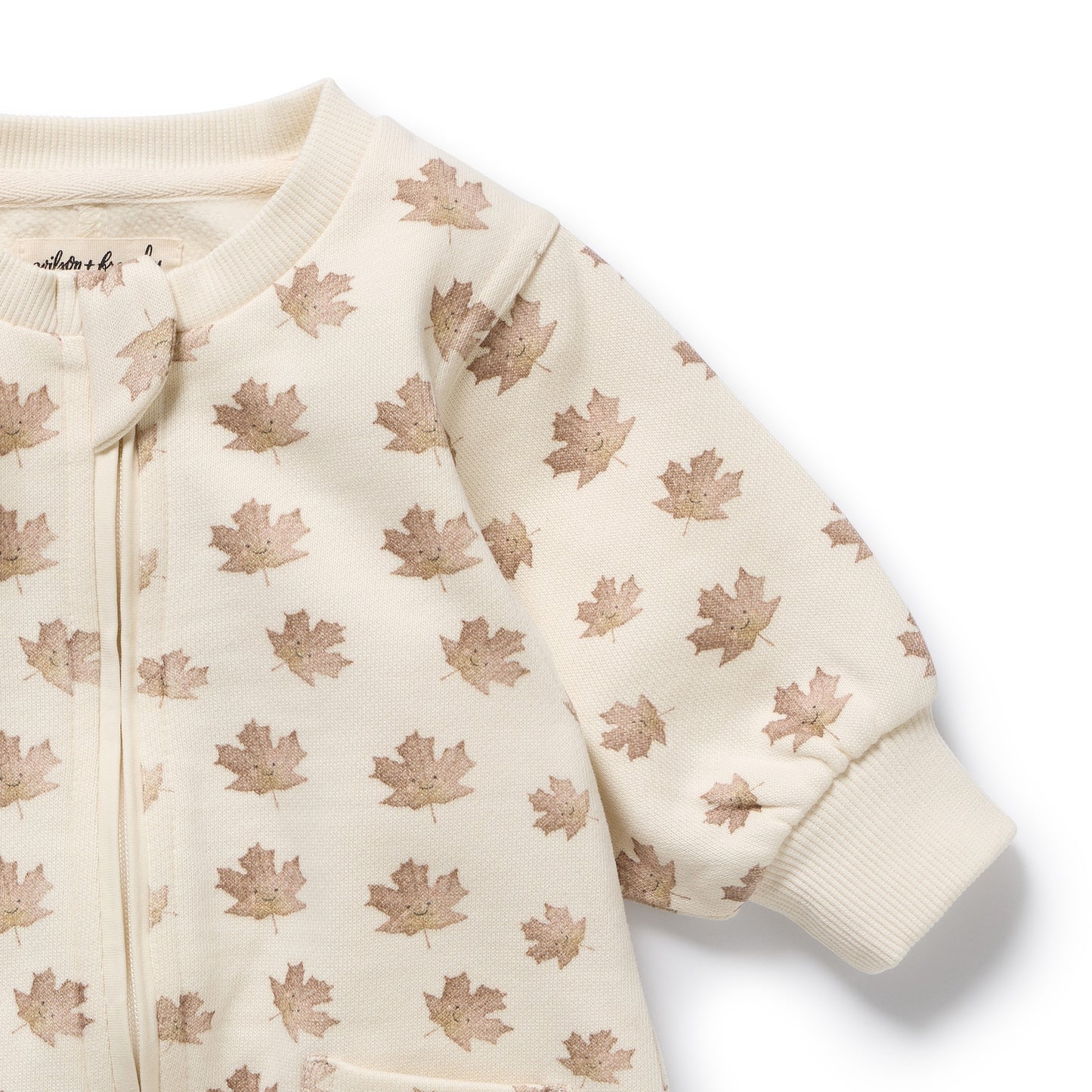 W&F Autumn Play Organic Terry Growsuit