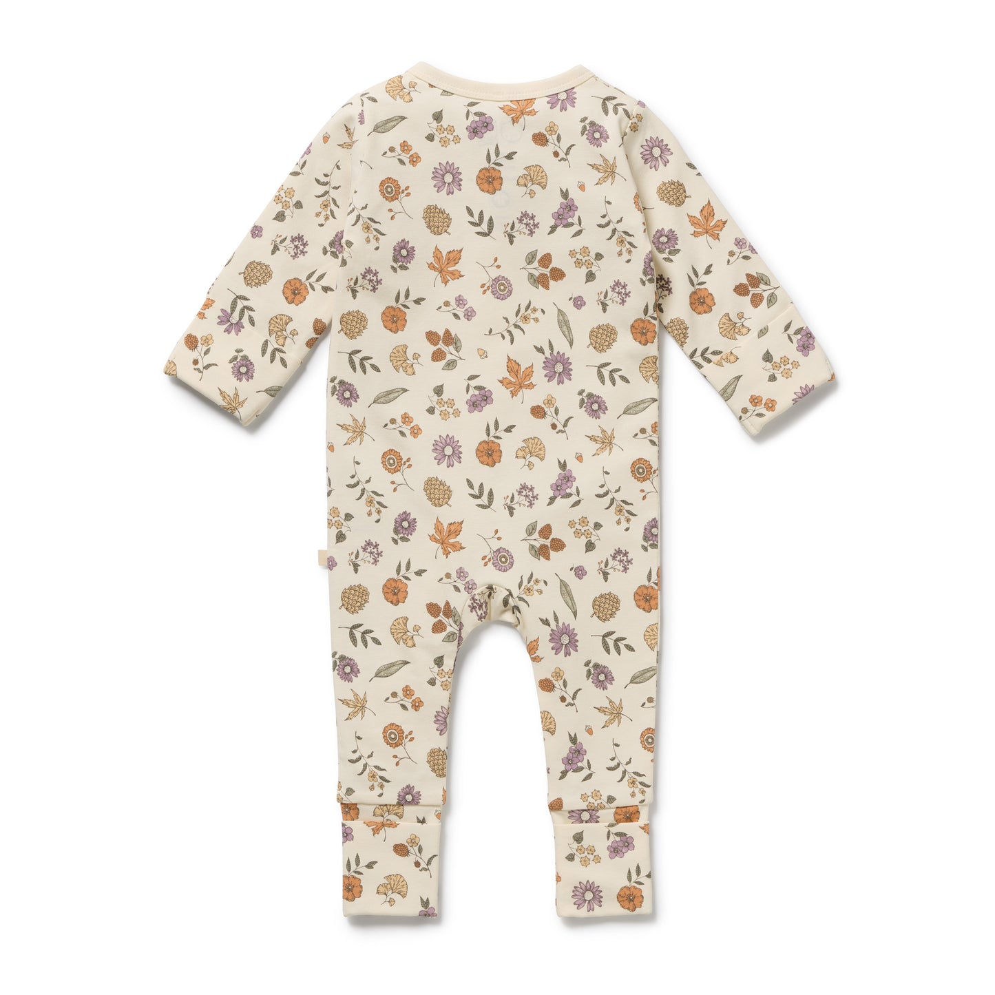 W&F Maple Glow Organic Zipsuit with Feet