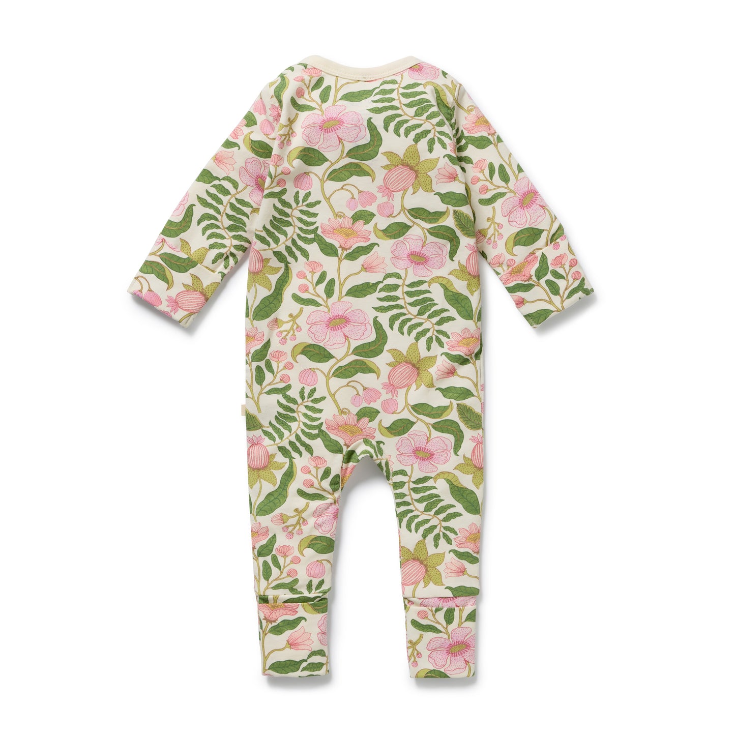 W&F Ma Fleur Organic Zipsuit with Feet