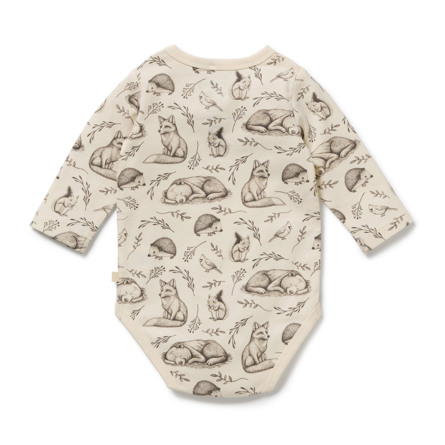 W&F Foxglove Forest Organic Bodysuit