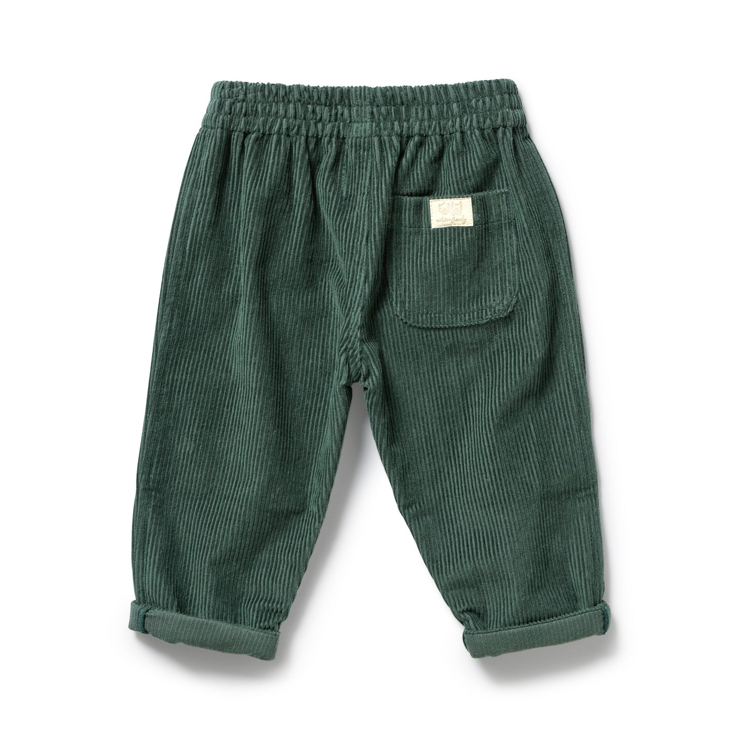 W&F Moss Green Organic Cord Pant