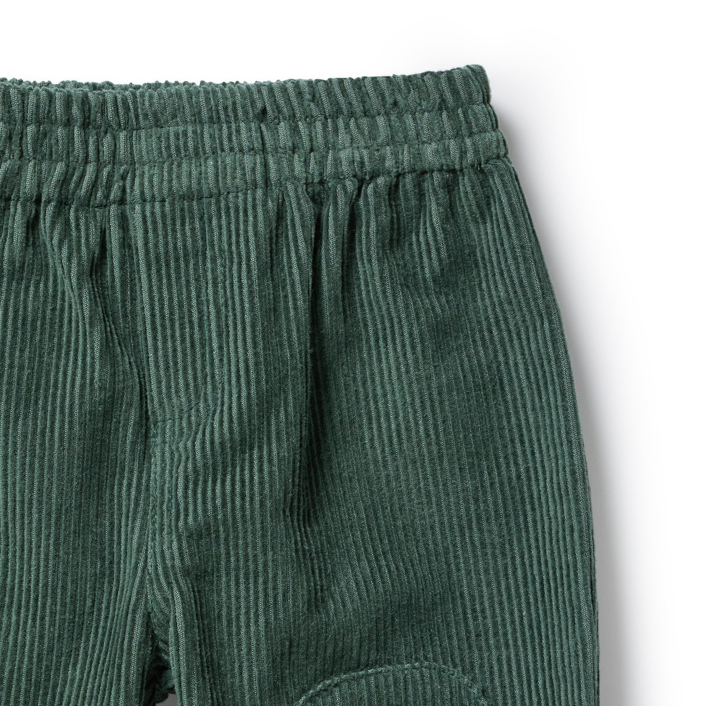 W&F Moss Green Organic Cord Pant