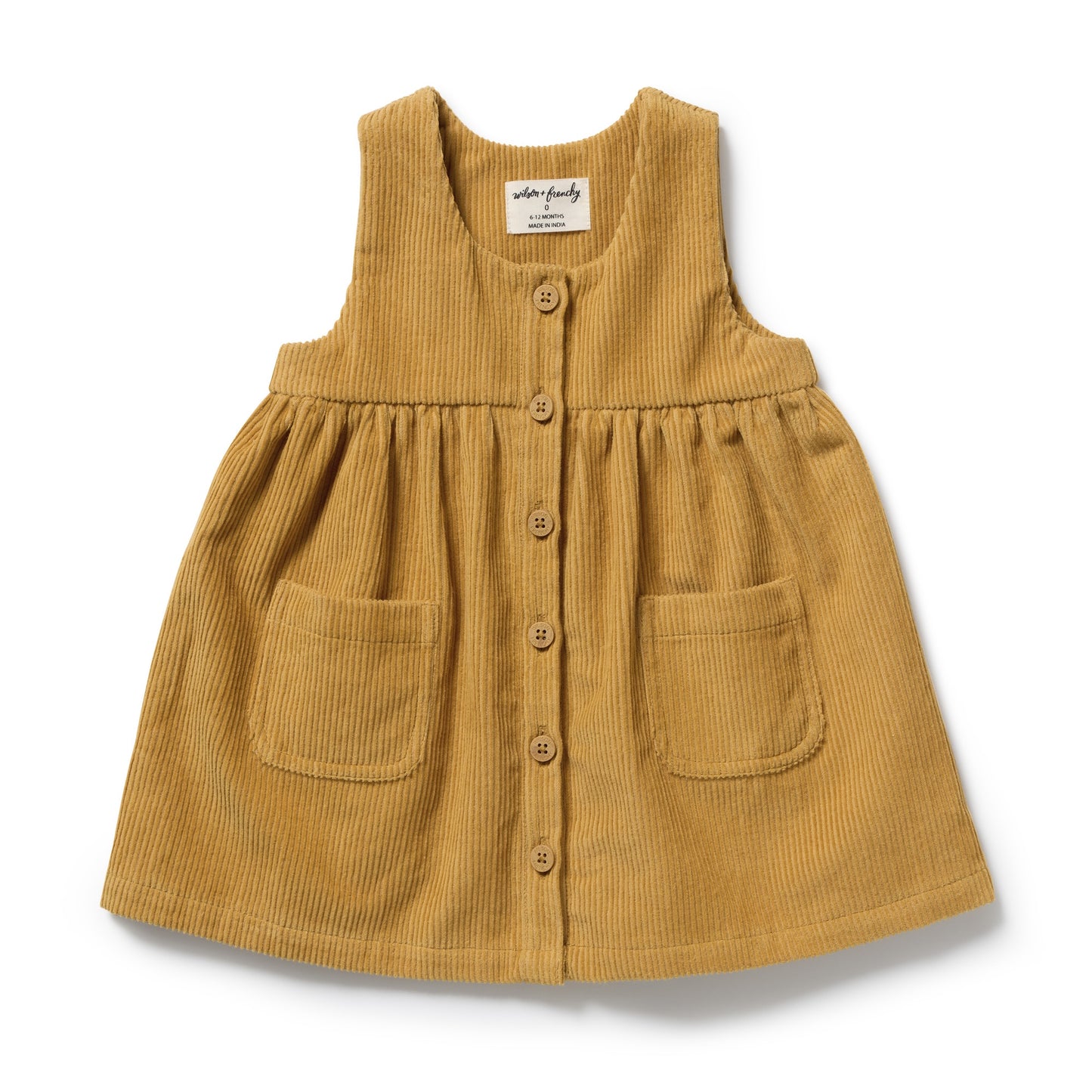 W&F Amber Glow Organic Cord Dress