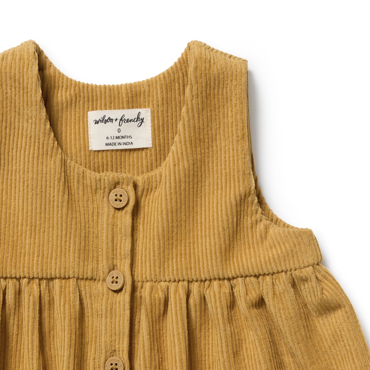 W&F Amber Glow Organic Cord Dress