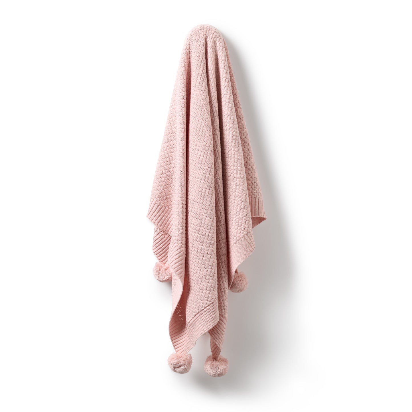 W&F Marshmellow Organic Knitted Bubble Blanket