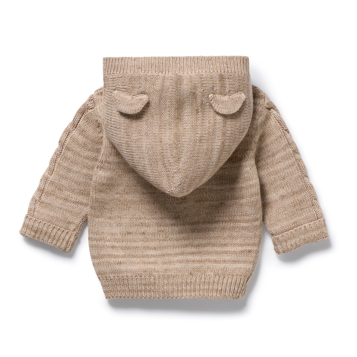 W&F Sandstone Organic Knitted Cable Jacket