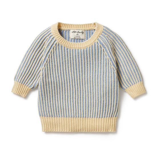 WF Dew Knitted Ribbed Jumper