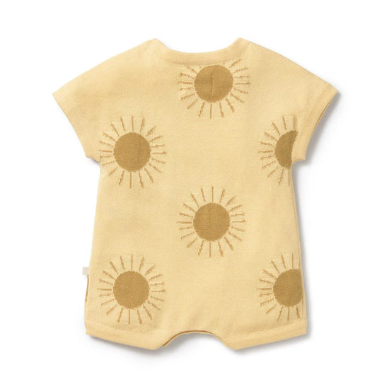 WF Organic Knitted Growsuit - Sunshine