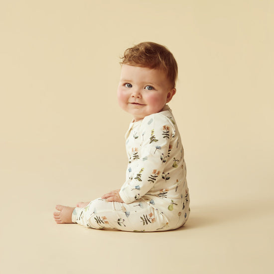 WF Petit Garden Organic Zipsuit with Feet