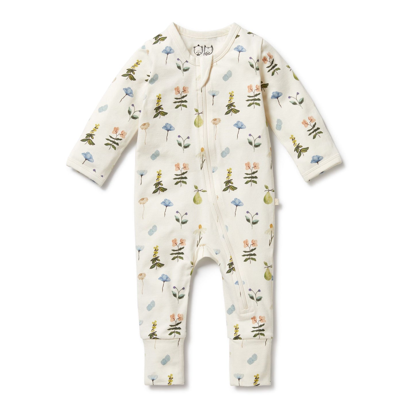 WF Petit Garden Organic Zipsuit with Feet