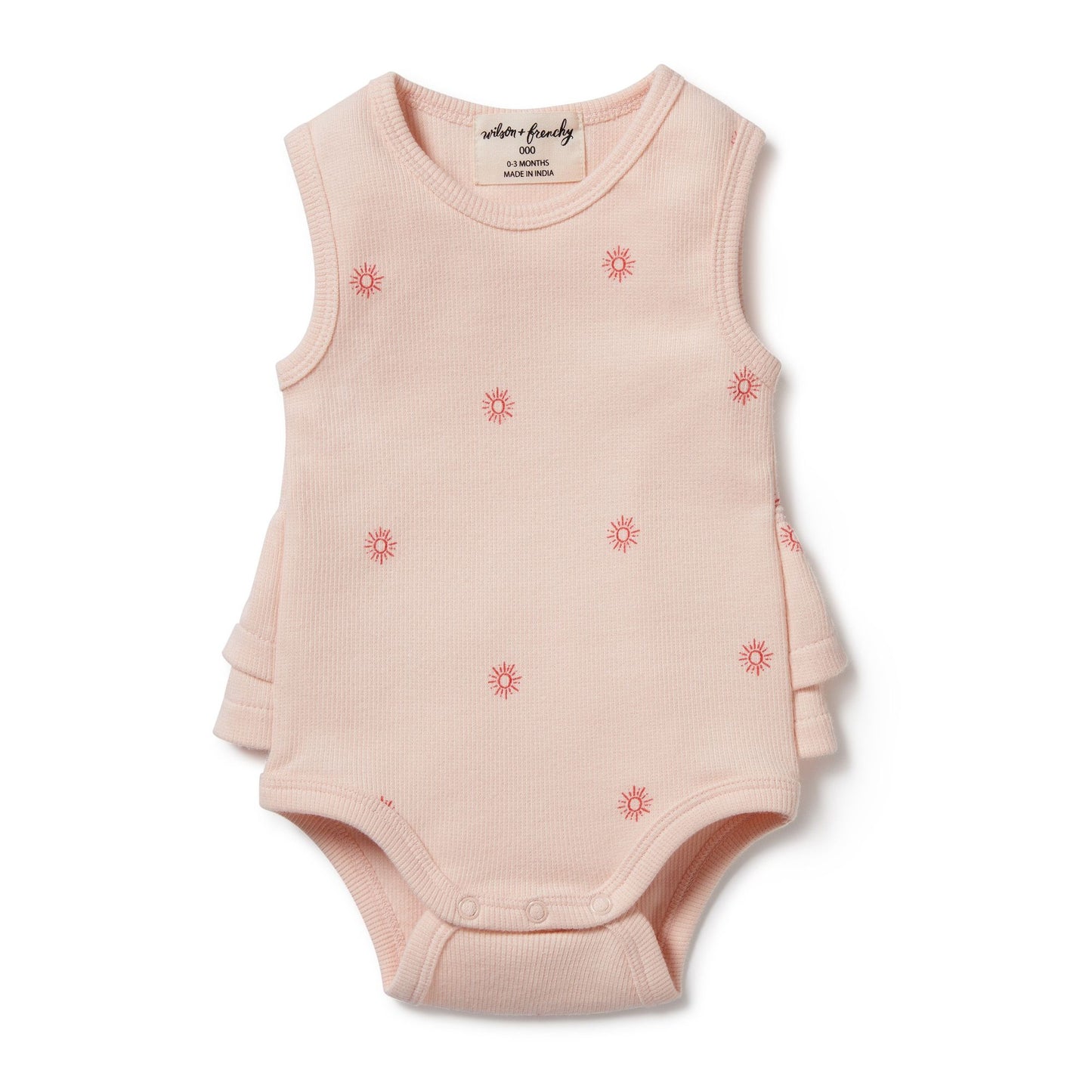 WF Petit Soleil Organic Ruffle Bodysuit - Petit Soleil