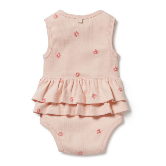 WF Petit Soleil Organic Ruffle Bodysuit - Petit Soleil