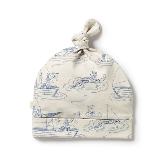 WF Sail Away Organic Knot Hat