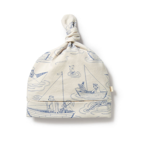 WF Sail Away Organic Knot Hat