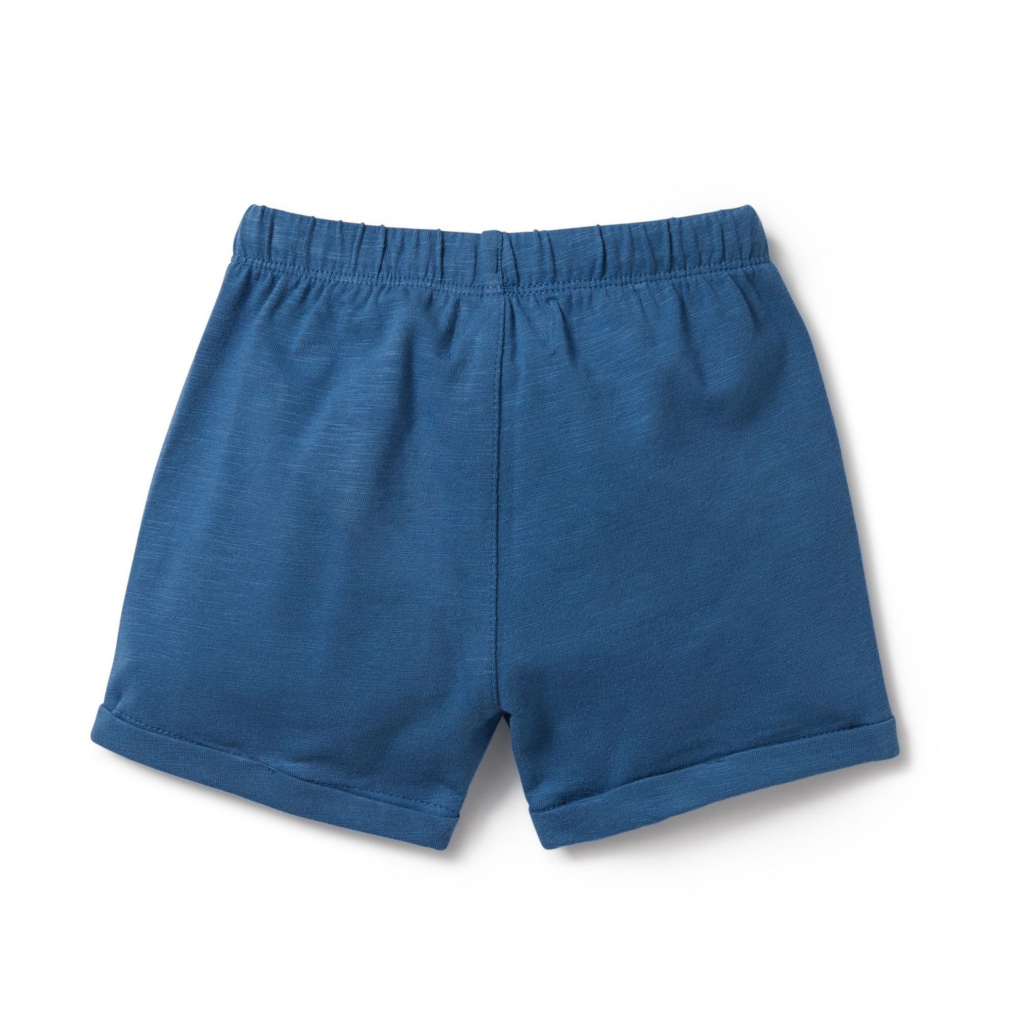 WF Organic Cotton Tie Front Short - Dark Blue