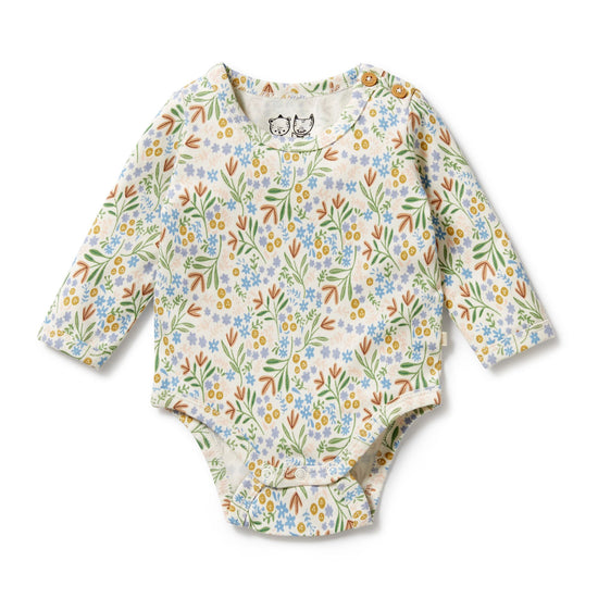 WF Tinker Floral Organic Bodysuit