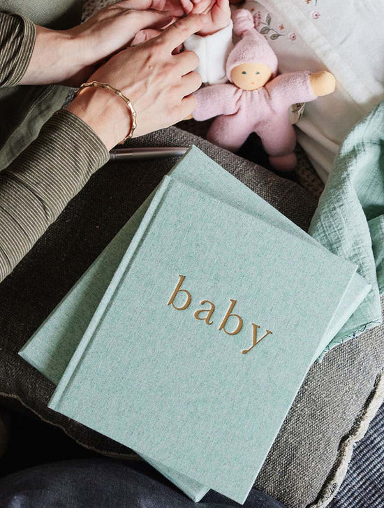 Write to Me Boxed Baby First Year of You - Seafoam
