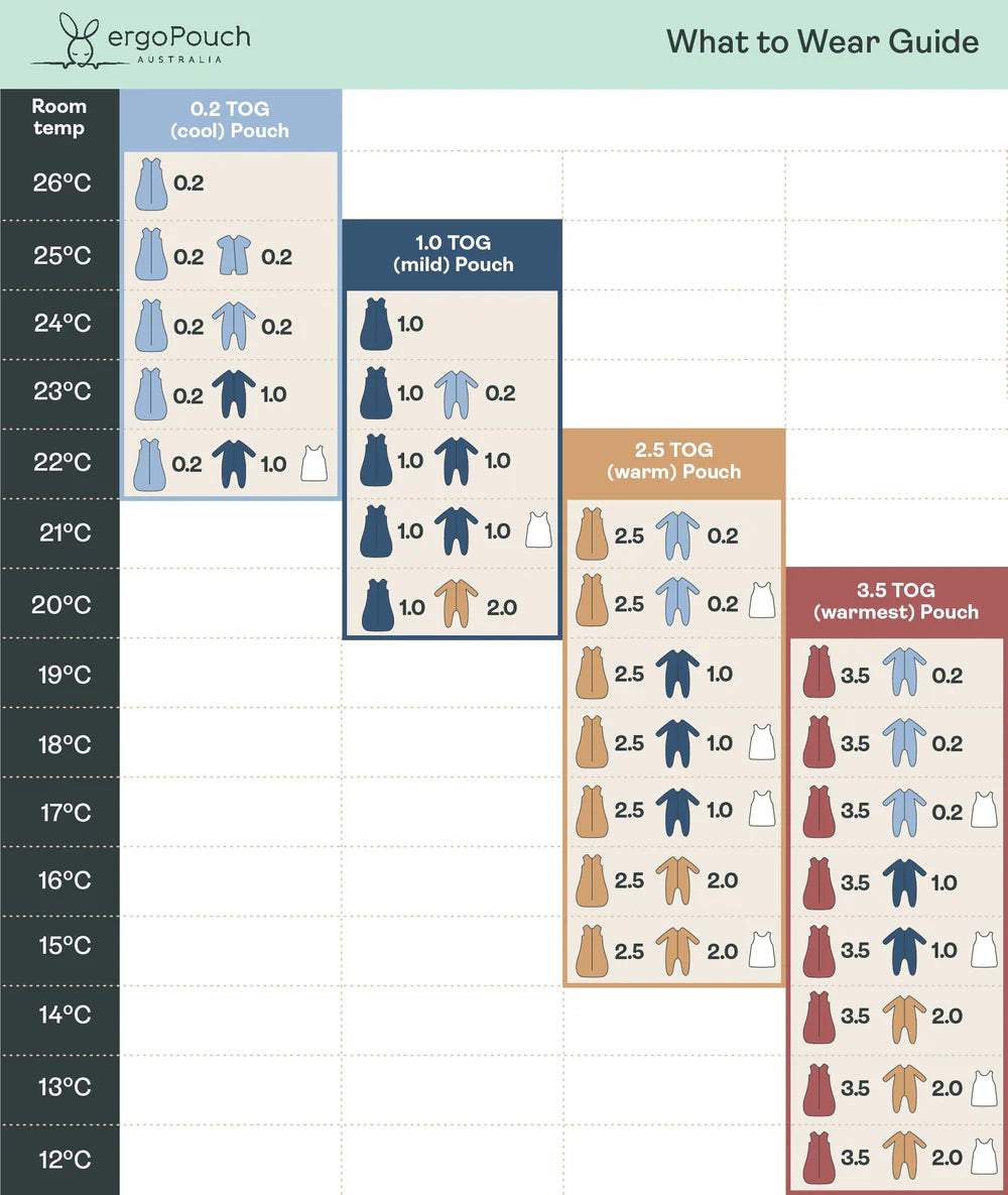 Ergo Pouch Sleep Suit Bag 3.5 TOG -Starbeam