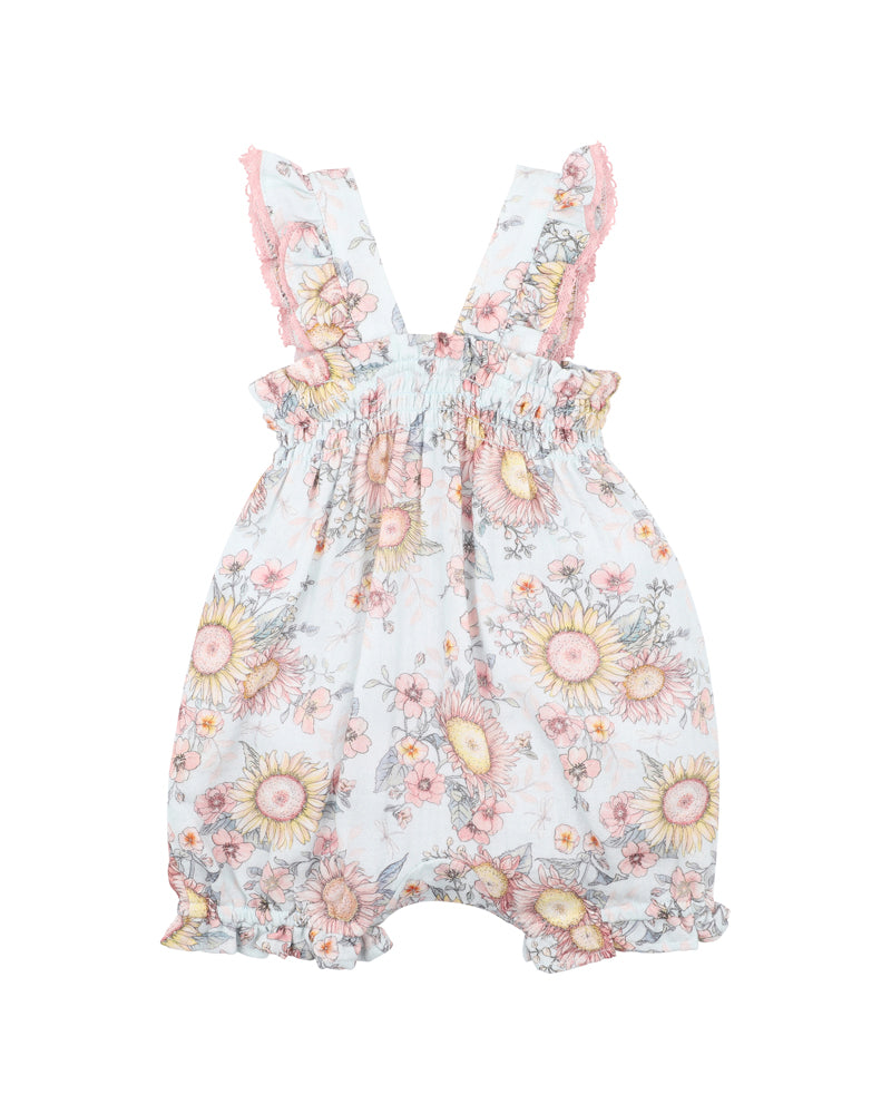 Bebe Abby Print Romper