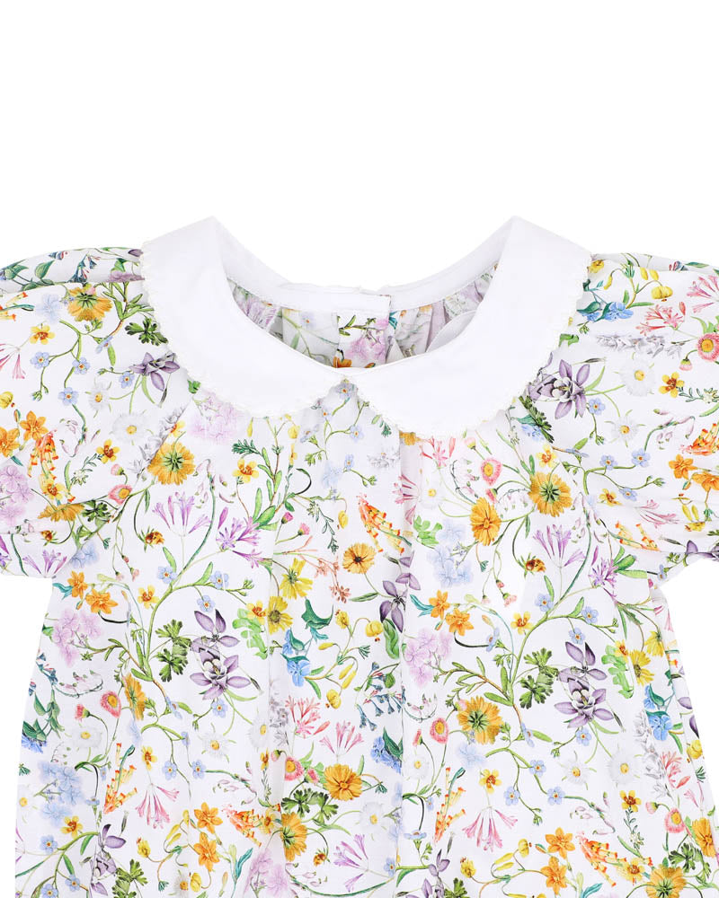 Bebe Zara Print Collared Bodysuit