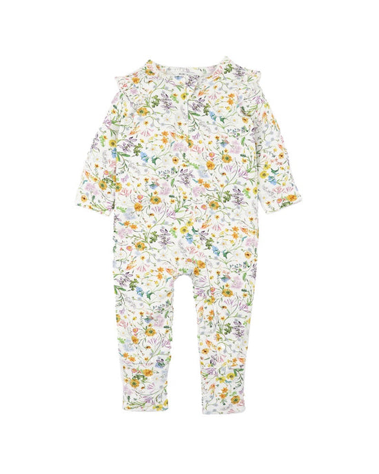 Bebe Zara Print LS Zipsuit