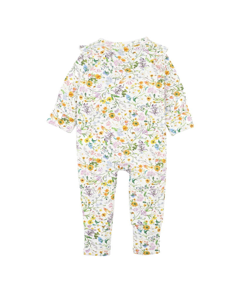 Bebe Zara Print LS Zipsuit