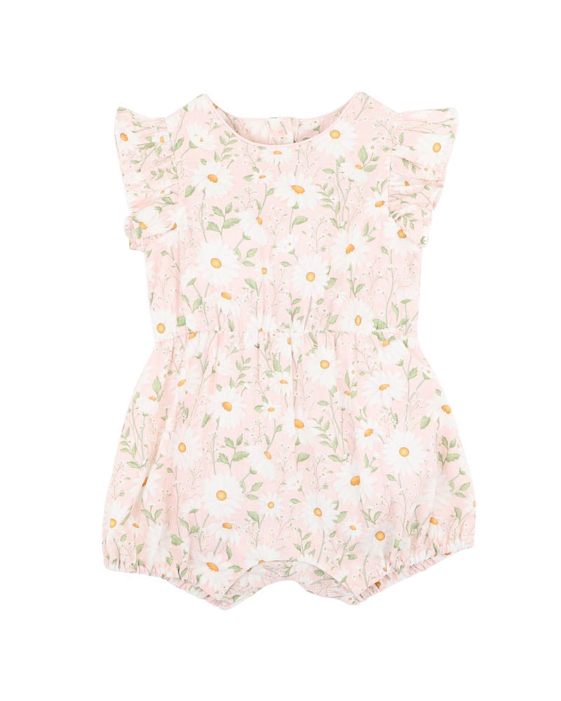 Bebe Tess Print Woven Romper