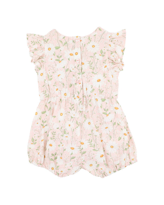 Bebe Tess Print Woven Romper