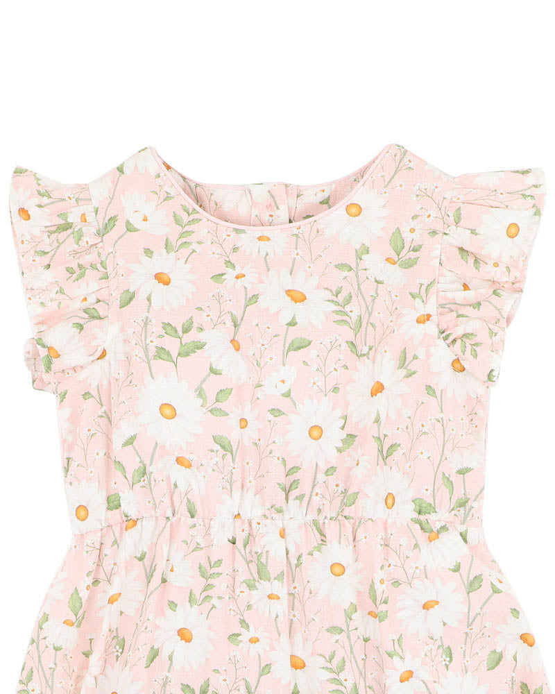Bebe Tess Print Woven Romper