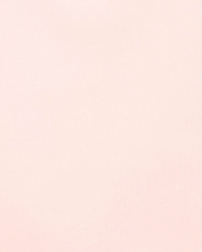 Bebe Pia Organic Lace Collar Bodysuit - Pink