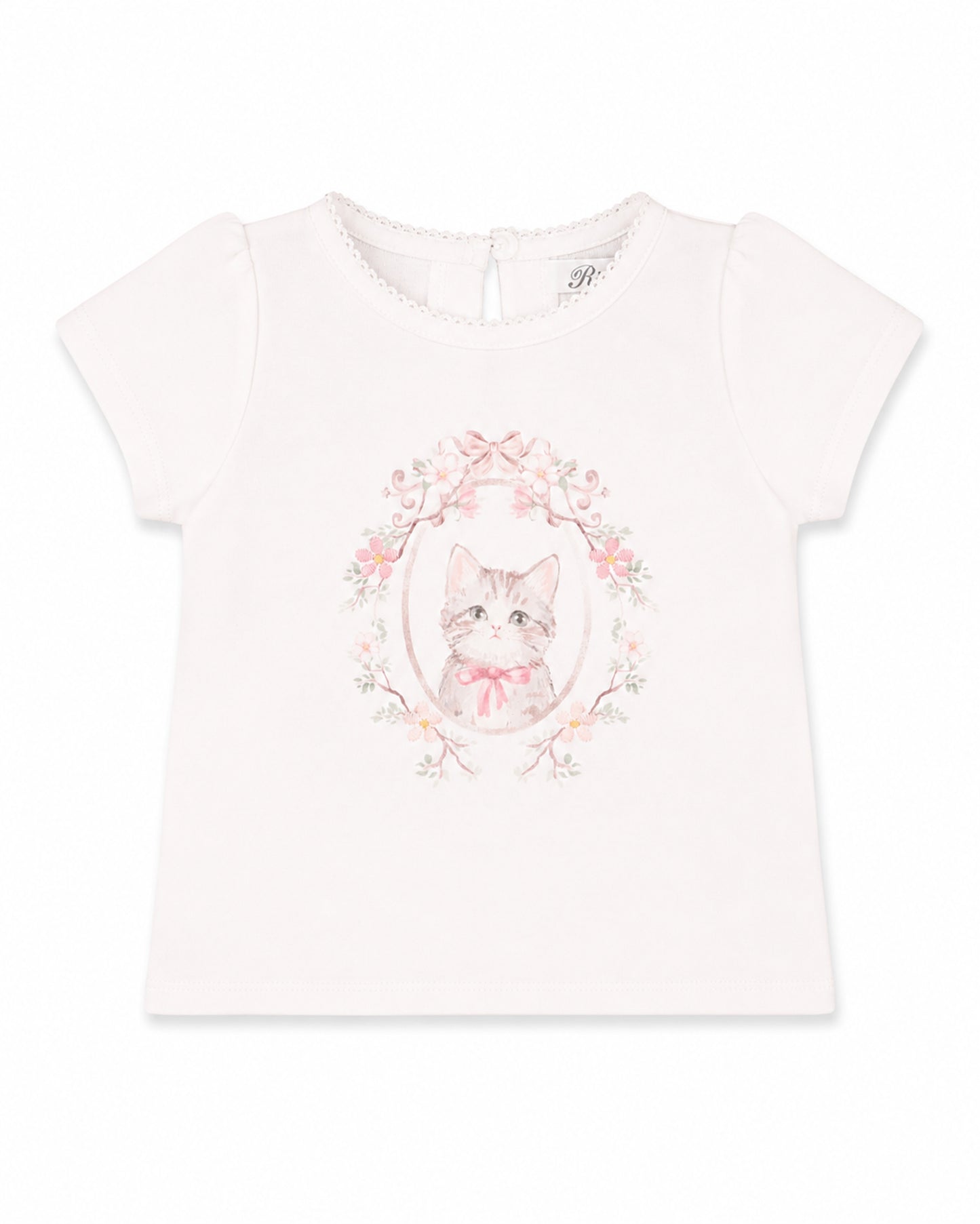 Bebe Willa Organic Cotton Tee - Cloud