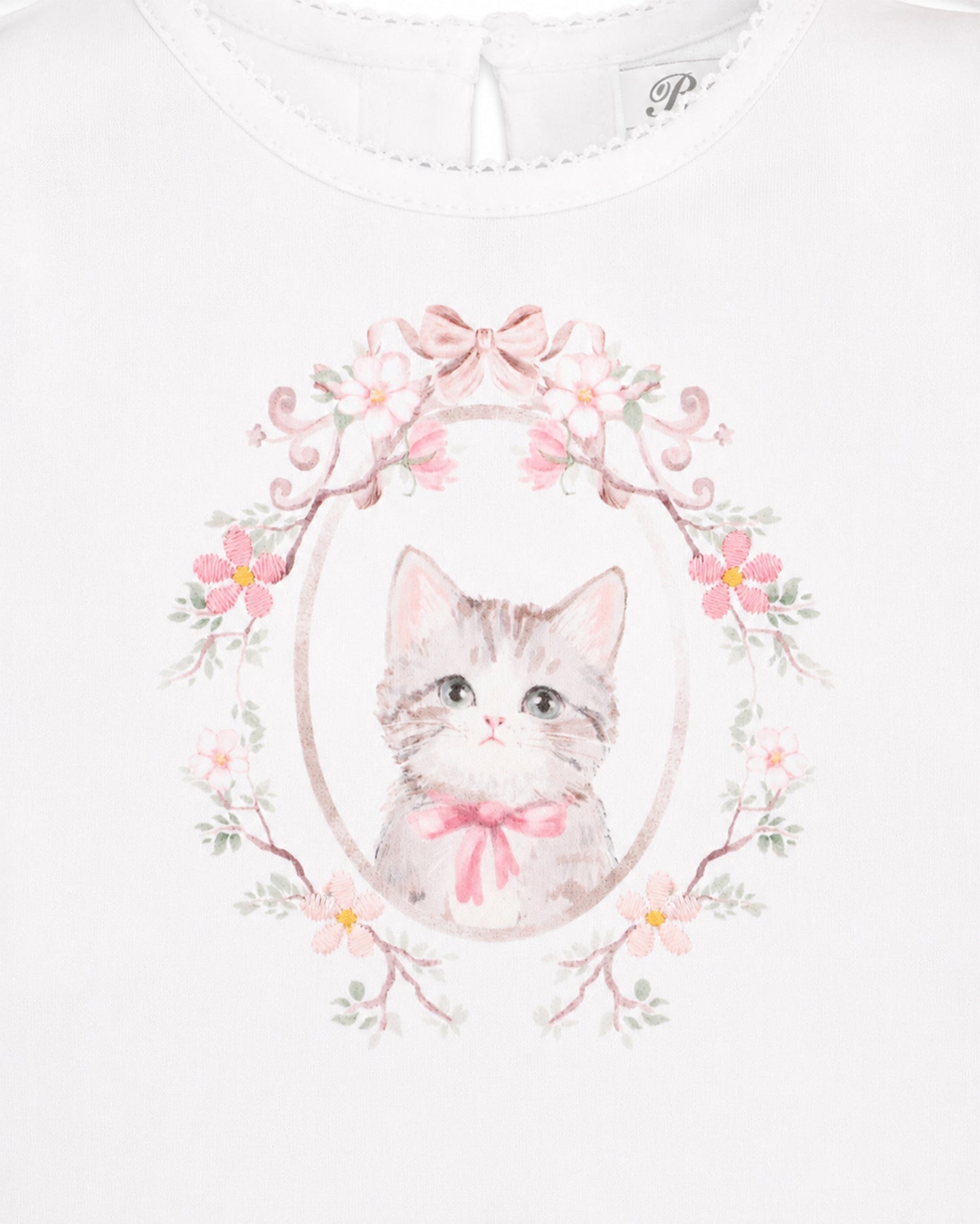 Bebe Willa Organic Cotton Tee - Cloud