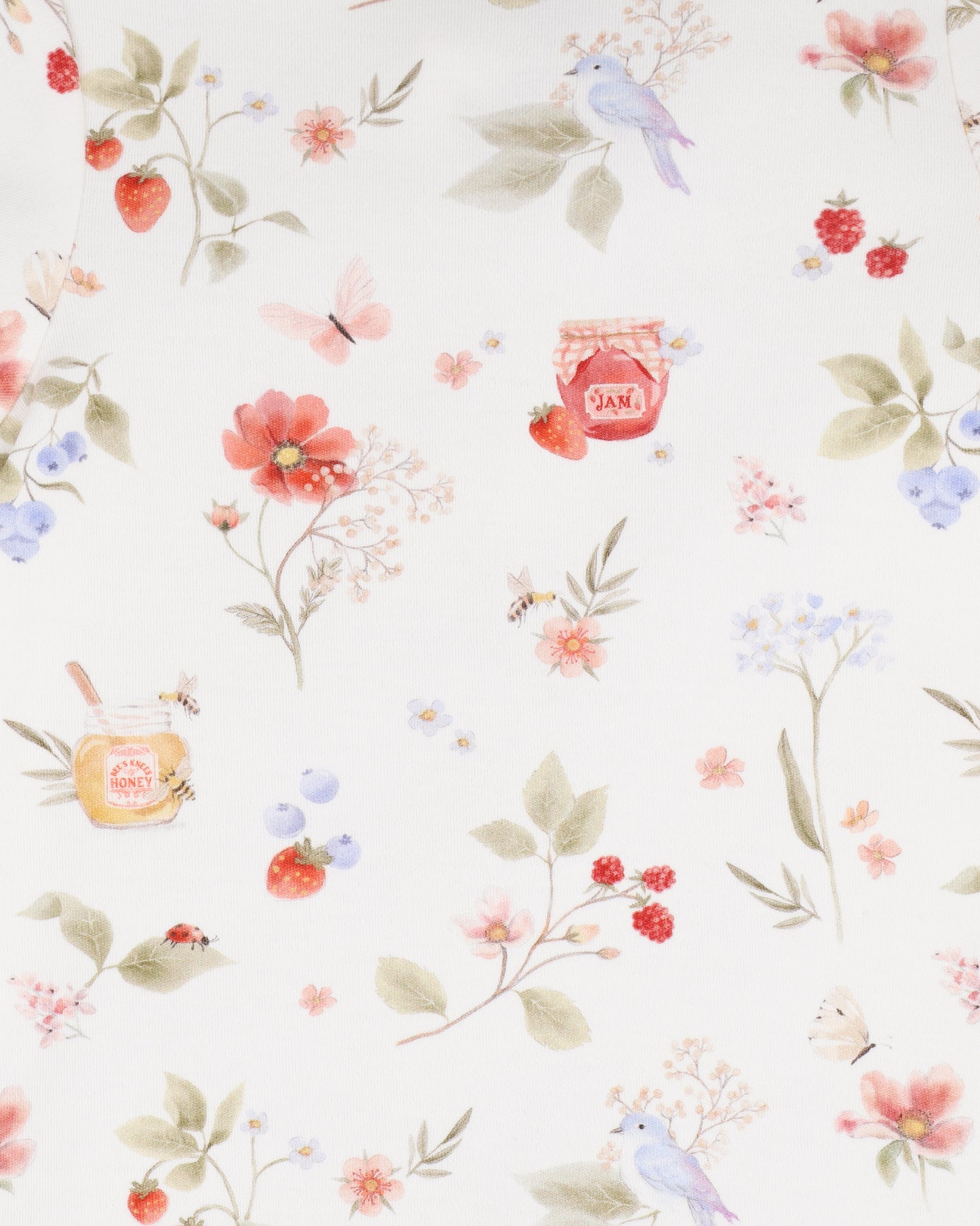 Bebe Poppy Print Organic Headband