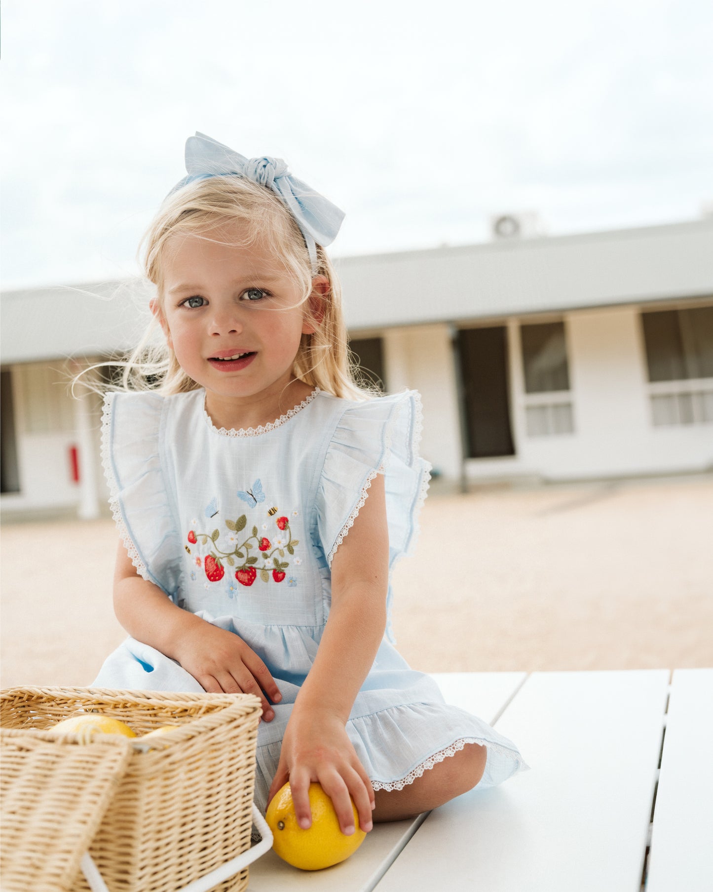 Bebe Poppy Bluebell Headband