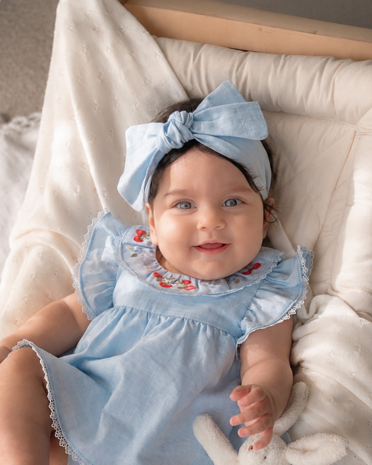 Bebe Poppy Bluebell Headband