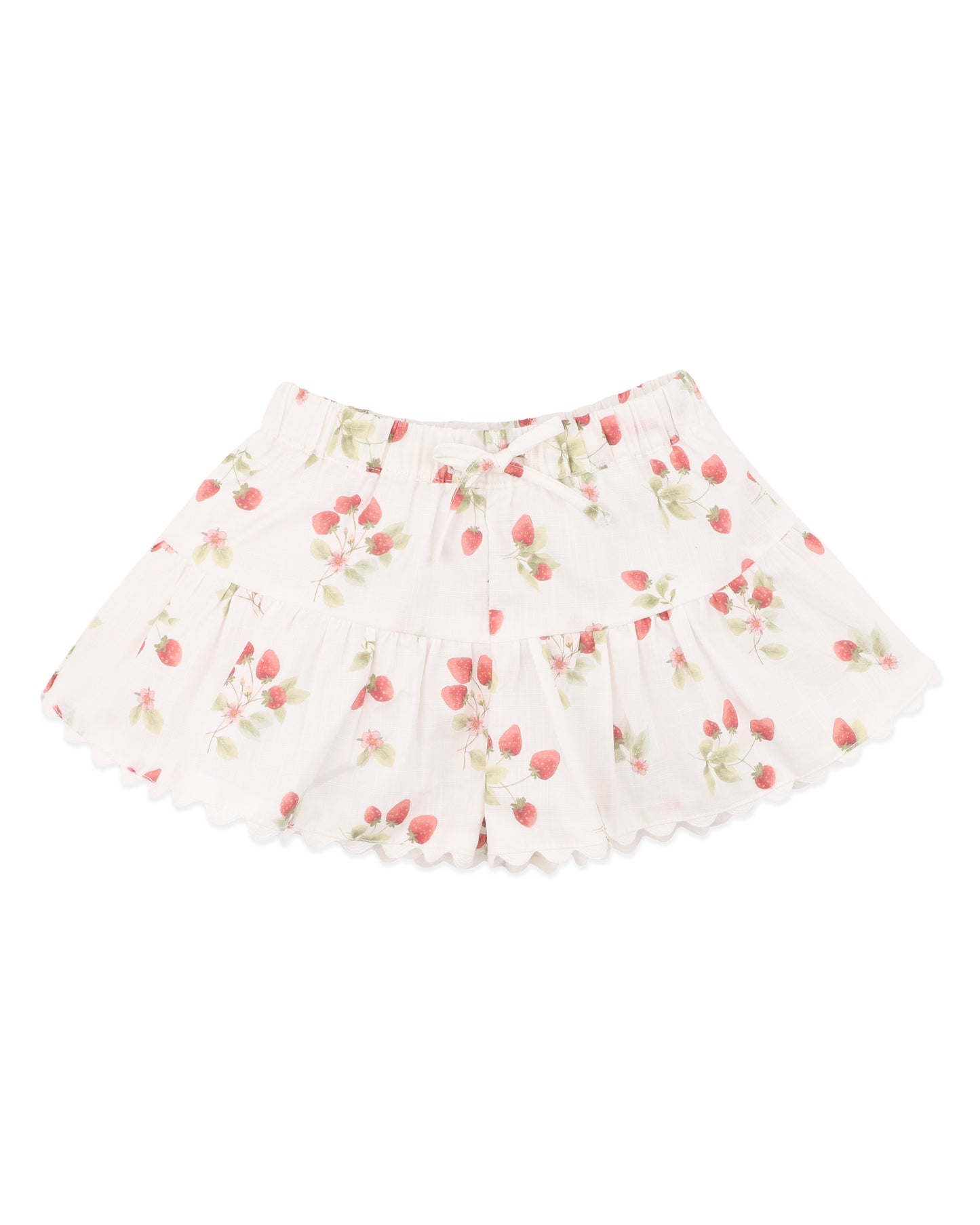 Bebe Poppy Strawberry Print Shorts