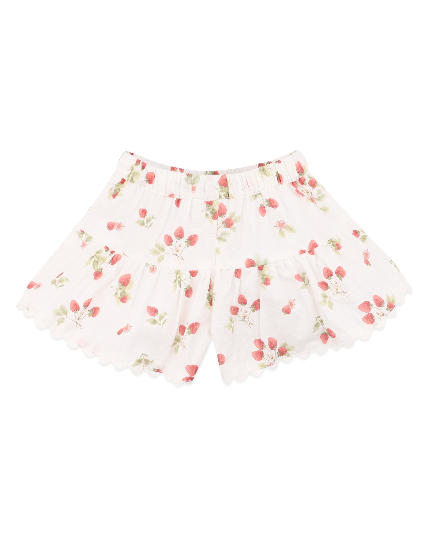 Bebe Poppy Strawberry Print Shorts