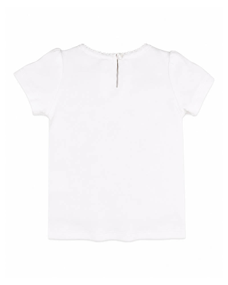 Bebe Libby Butterfly Organic Tee - Cloud