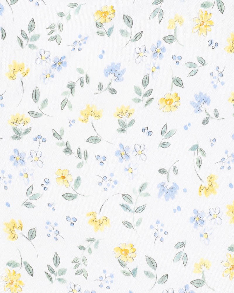 Bebe Libby Floral Print Organic 3/4 Length Leggings