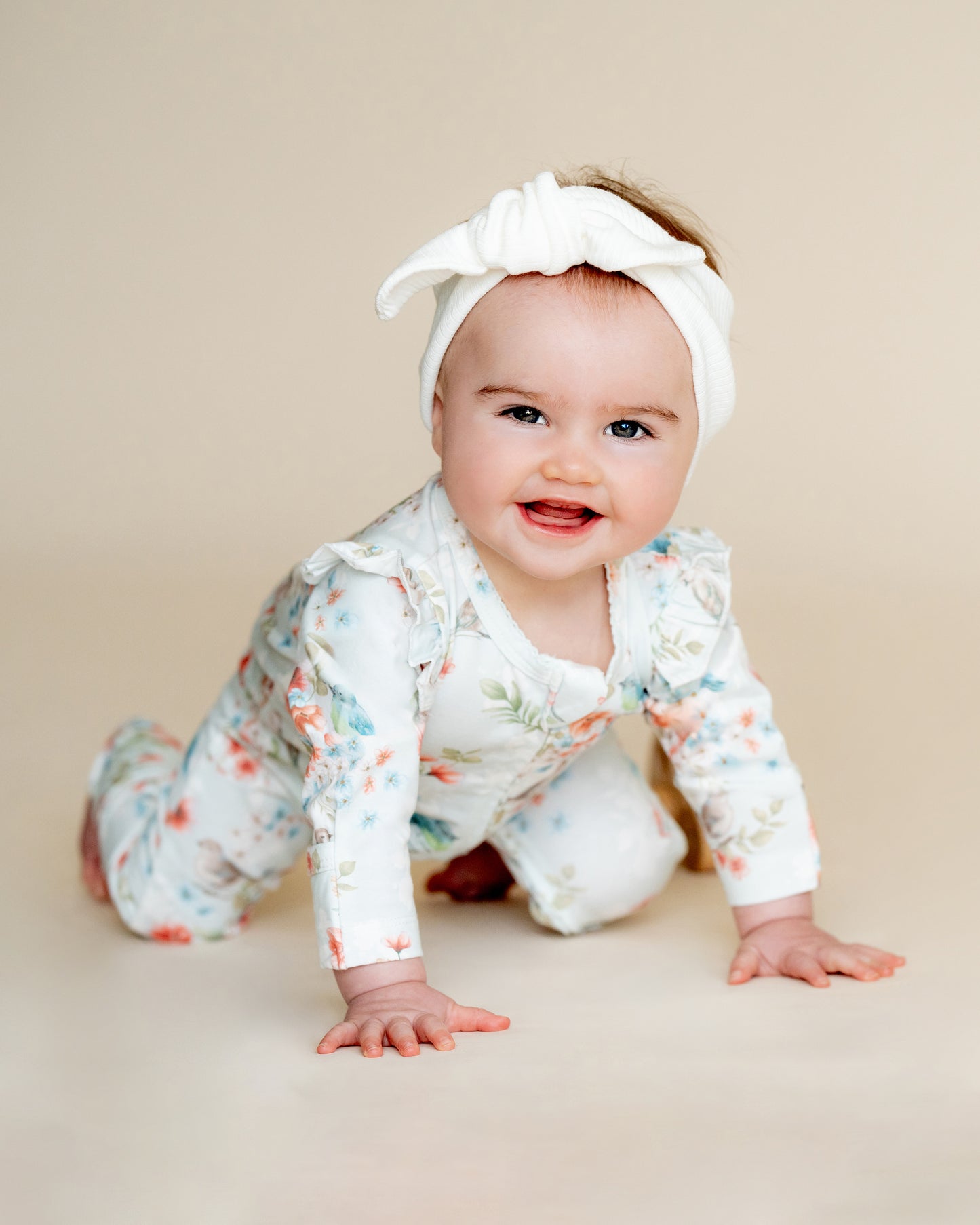 Bebe Gemma Bird Organic LS Zipsuit