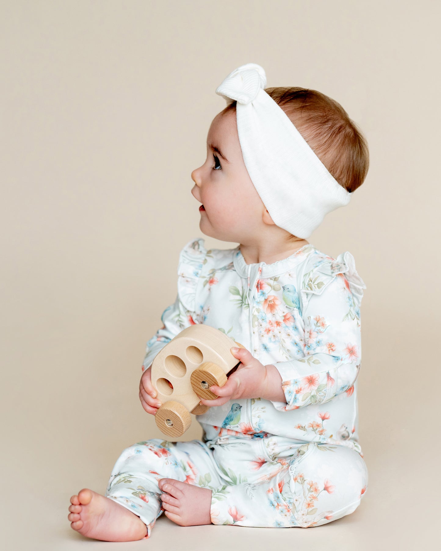 Bebe Gemma Bird Organic LS Zipsuit