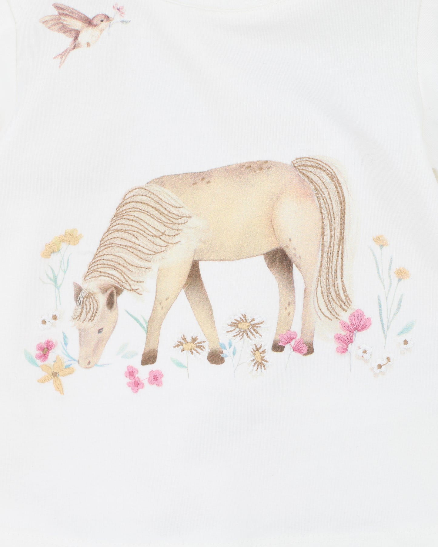 Bebe Winnie Pony Organic LS Tee