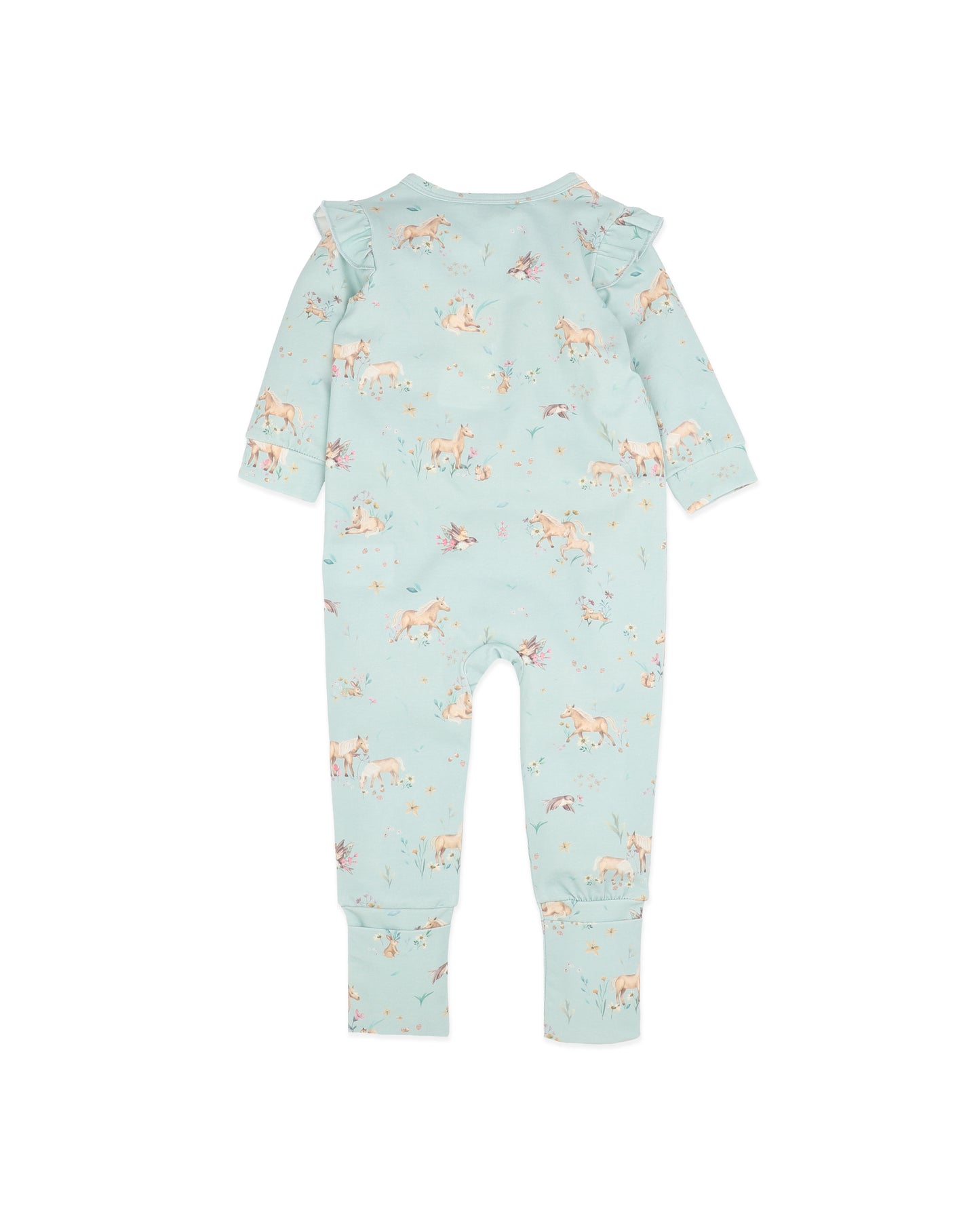 Bebe Winnie Print Organic LS Zipsuit