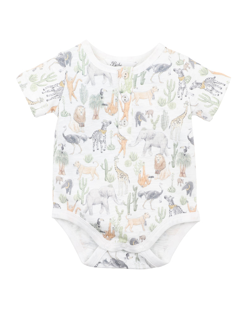 Bebe Ellis Print Bodysuit