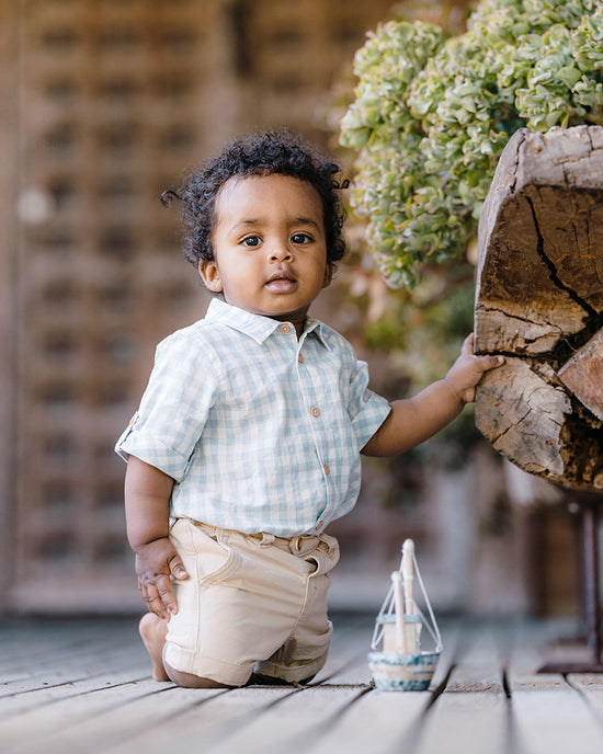 Bebe Harry Beige Pocket Shorts