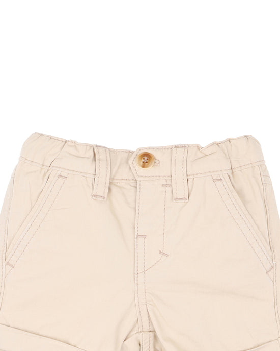 Bebe Harry Beige Pocket Shorts