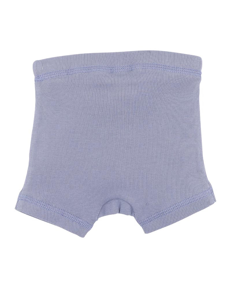 Bebe Axel Organic Rib Shorts - Ocean Blue