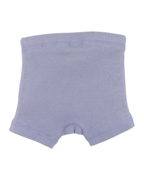 Bebe Axel Organic Rib Shorts - Ocean Blue
